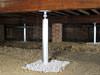 SmartJack Crawl Space Jack Posts reinforce a sagging or poorly supported crawl space for a long-lasting structural repair solution